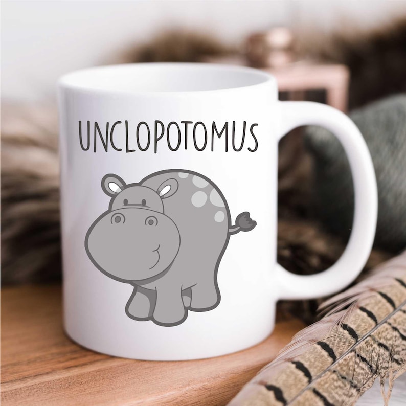 ByLoopyLoux Unclopotomus Hippo Mug - Thumbnail 3