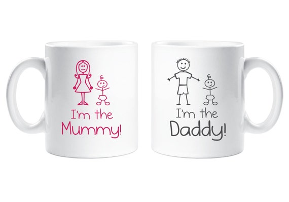 mummy and daddy mug gift set