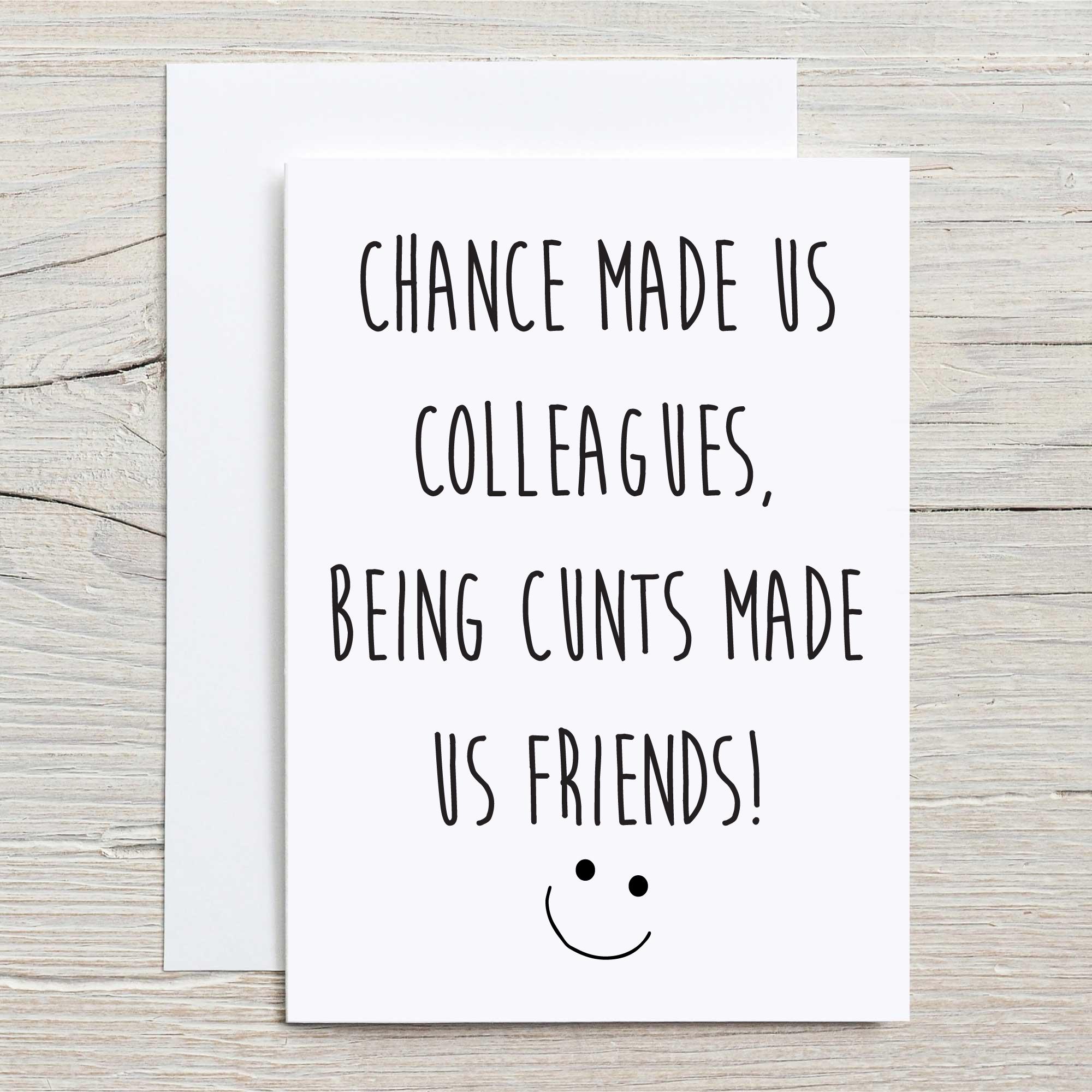 60 Second Makeover® Carte De Vœux Humoristique Avec Inscription « I'm