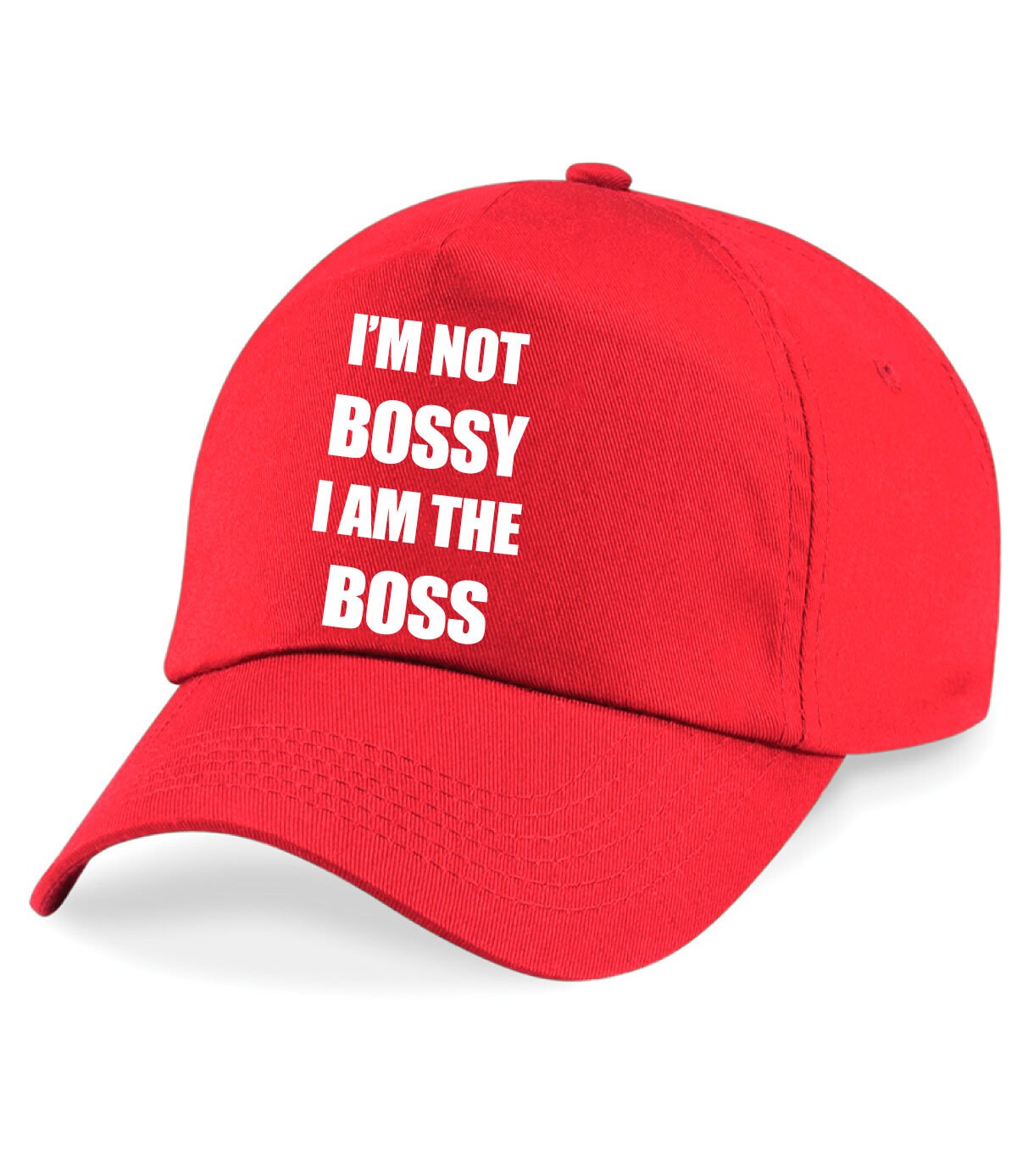 Bossy I'm the Boss Cap Mum Dad Present 
