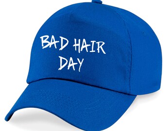 Adults Bad Hair Day Baseball Cap Various Colours Friend