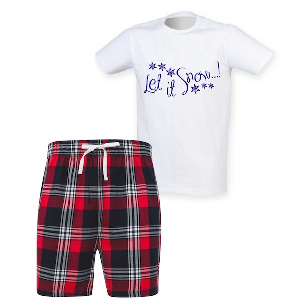 Mens tartan christmas pyjamas sale