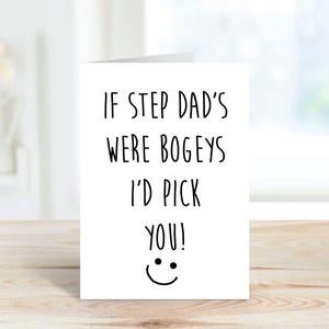 Carte de Bogey de beau-père si le beau-père était de Bogeys, je vous choisirais Carte de voeux d'anniversaire pour la fête des pères