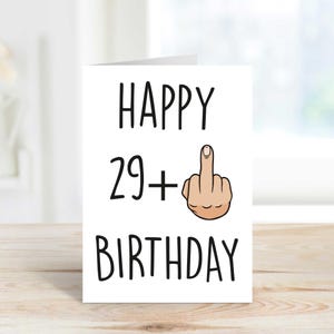 30th Birthday Card Funny 29+1 Greeting Card
