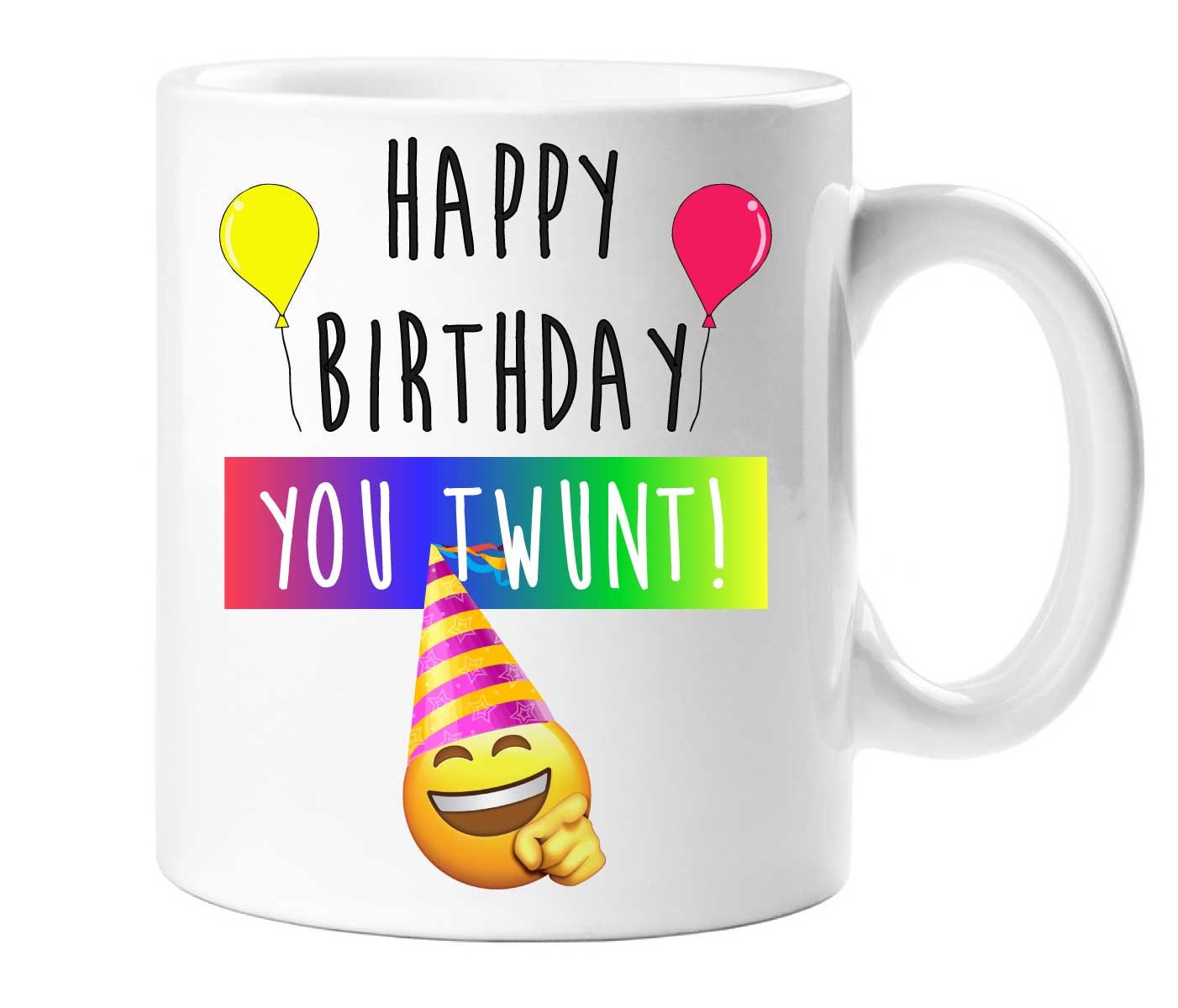 Buy Happy Birthday You Twunt Mug Ceramic Novelty Present Gift Cup ...