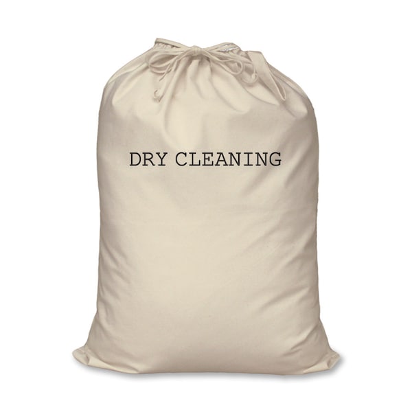 Dry Cleaning Laundry Bag Storage Organisation 100% Natural Cotton Available in 2 Sizes Washing Basket