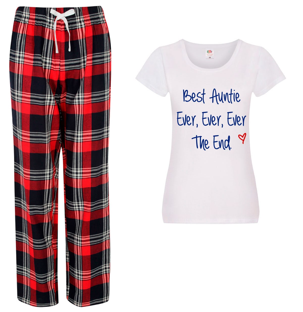 Ladies Auntie Pyjamas Best Auntie Ever Ever The End Pyjamas Trousers