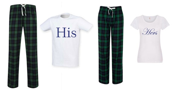 His and hers tartan pyjamas new arrivals
