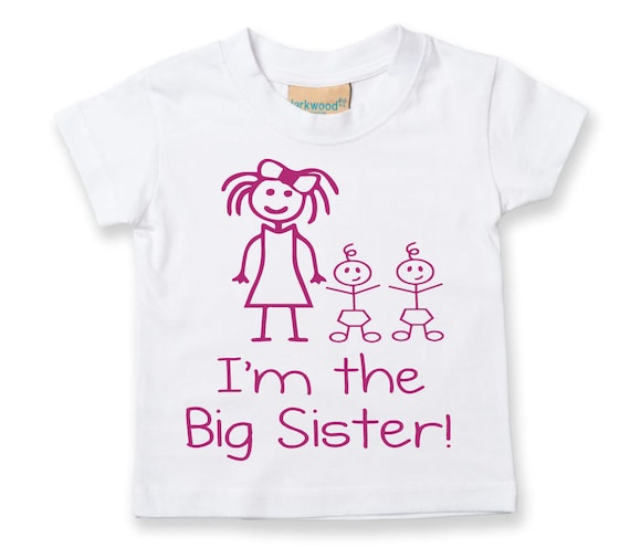 I/'m Going to be a Big Sister Twins T Shirt kids t-shirt