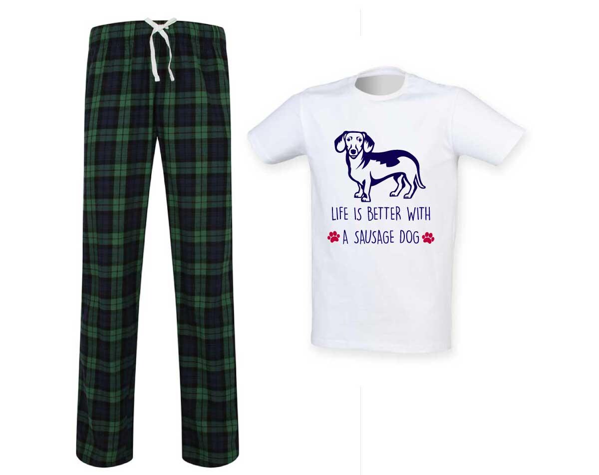 Dachshund Pj Set Etsy Canada