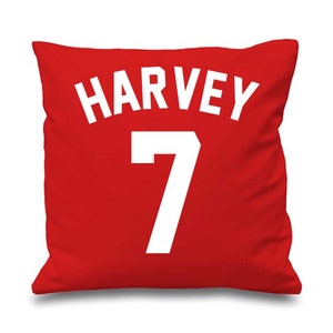 Personalised Football Cushion Cover Bedroom Personalized Football Theme