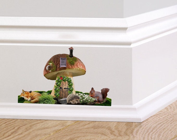 Moon and Stars Fairy Door - Fairy Door 3D Wall Sticker - Etsy Canada