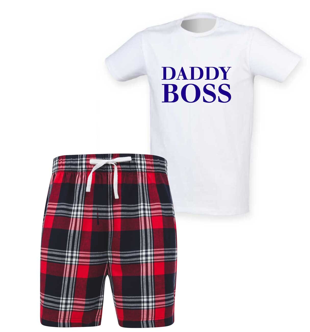 Daddy Boss Pyjamas Pj's Shorts Pajamas 