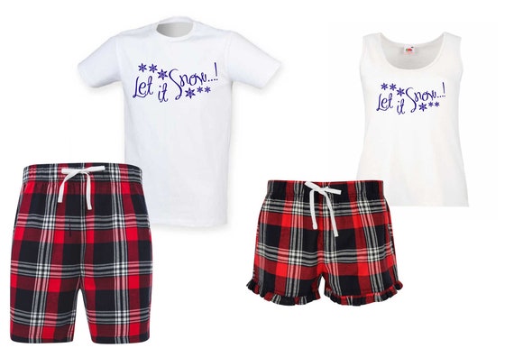Christmas shortie pyjamas sale