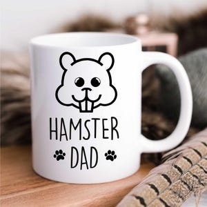 Hamster Dad Mug | Perfect Father&#39;s Day Gift, Birthday Surprise | Cute Present for Pet Lovers & Animal Enthusiasts