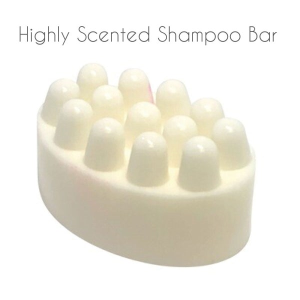 UK Handmade Shampoo Bar Peaches & Cream Type Inspired  Highly Scented Fragranced Eco Gift