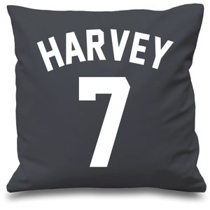 Personalised Football Cushion Cover Bedroom Personalized Football Theme