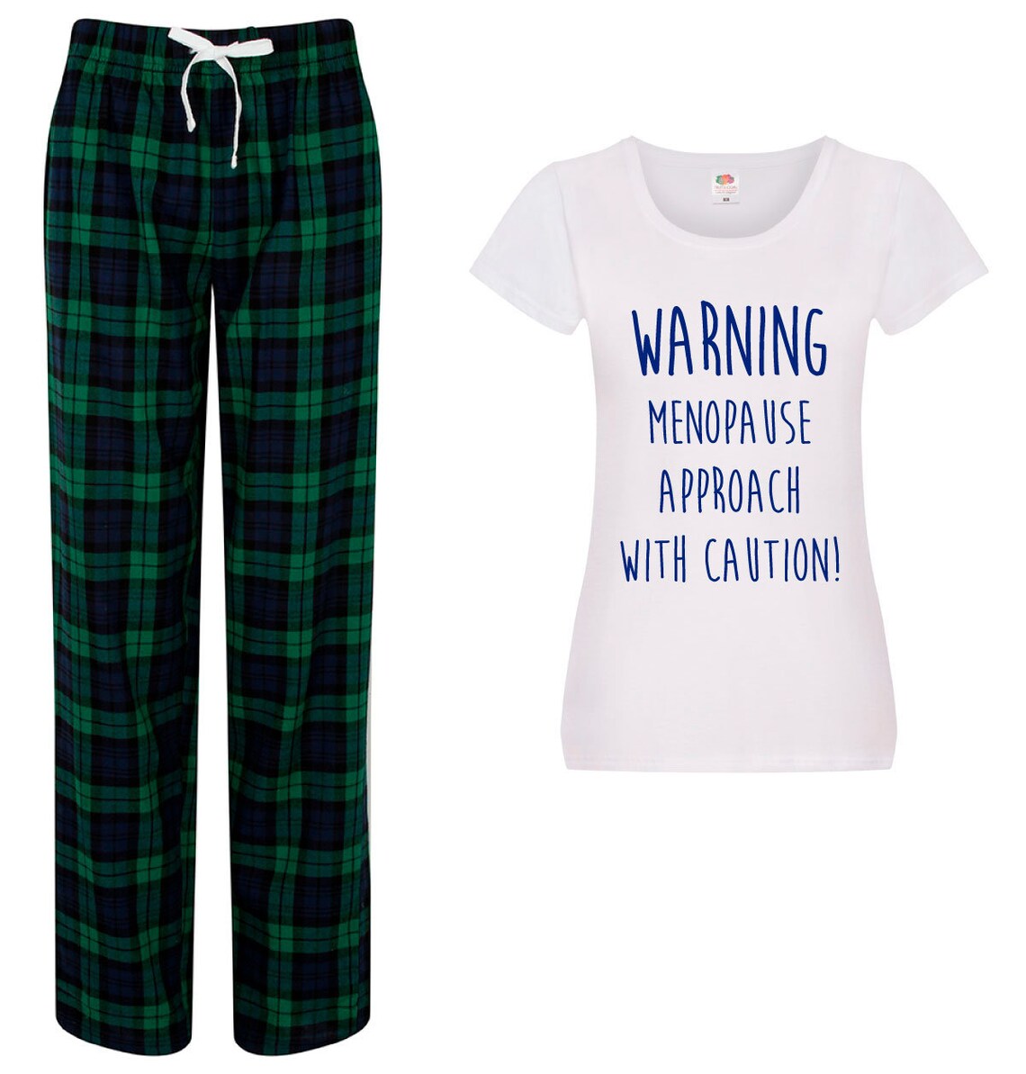 Ladies Menopause Pyjamas Warning Menopause Approach With Etsy