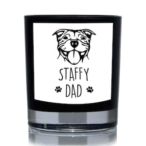 Funny Candle Staffy Dad Staffordshire Bull Terrier Dog Pet Birthday Fathers Day candle