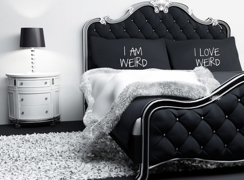 I Am Weird Pillowcases I Love Weird Couples Gift Printed Etsy UK