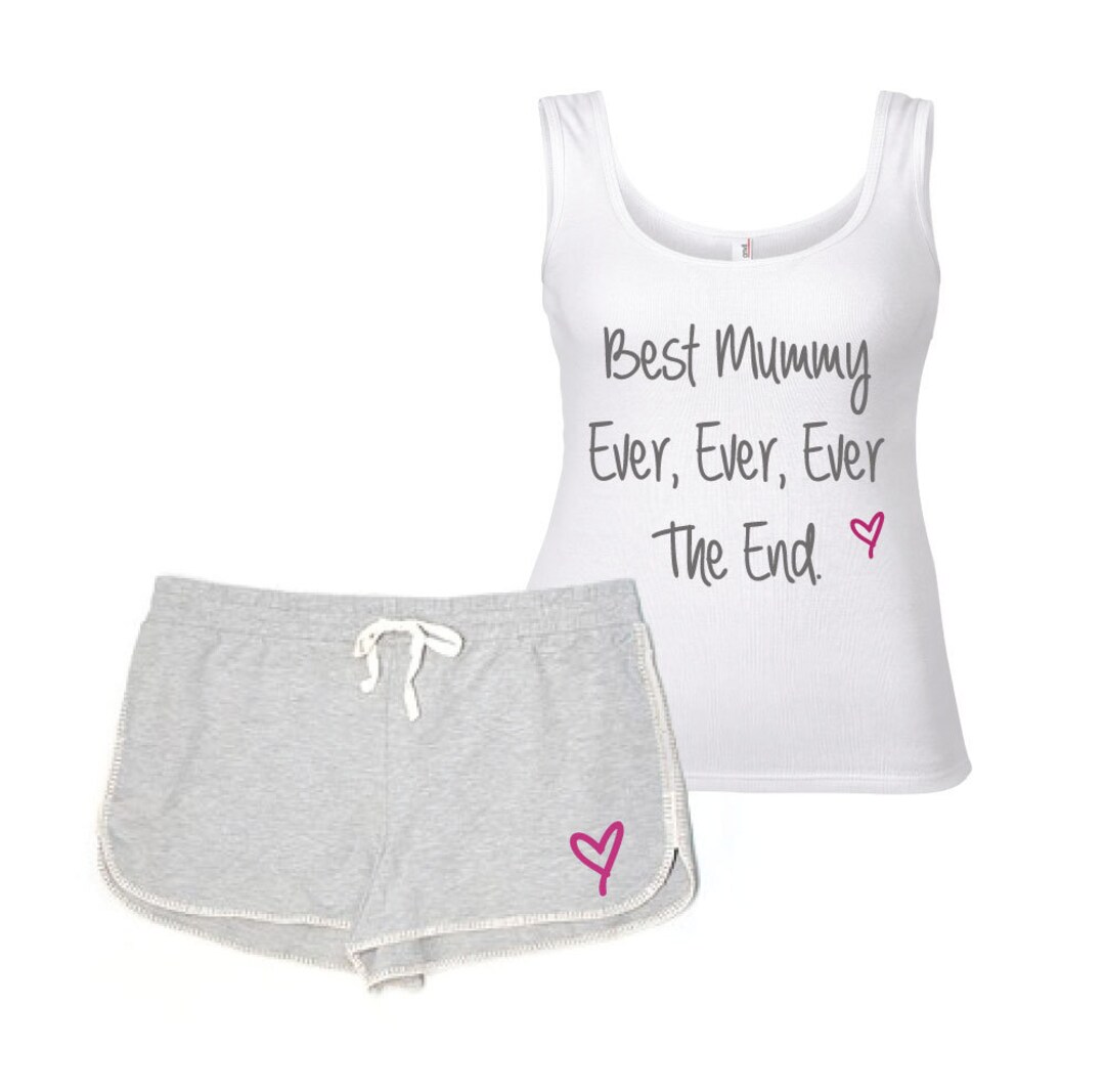 Mummy Pyjamas Pj's Best Mummy Ever Ever the End - Etsy