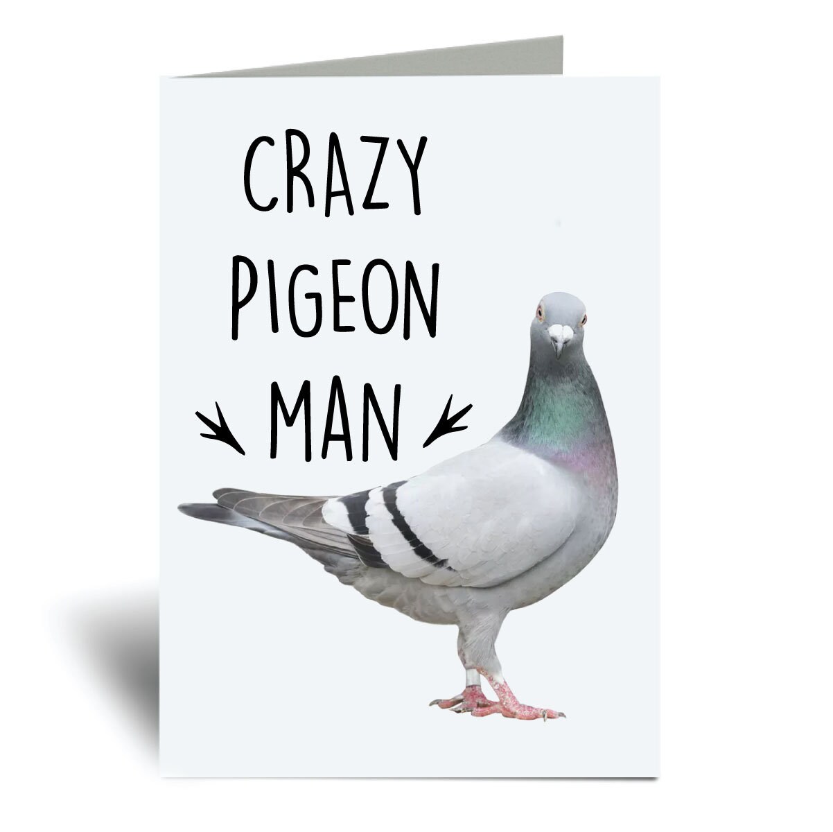 Pigeon Birthday Personalised Greeting Card FV144 Mum Dad Wife Husband