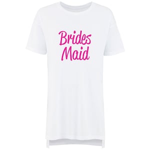 Oversized Brides Maid Nightie Wedding Honeymoon Hen Party