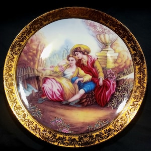 BEAUTIFUL IMPERIAL LIMOGES Italy Design Plate