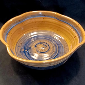 Beautiful Signed Art Studio Pottery Bowl - Signed Studio Pottery Bowl - Art Studio Pottery - Vtg. Studio Art Pottery - Signed Pottery Bowl