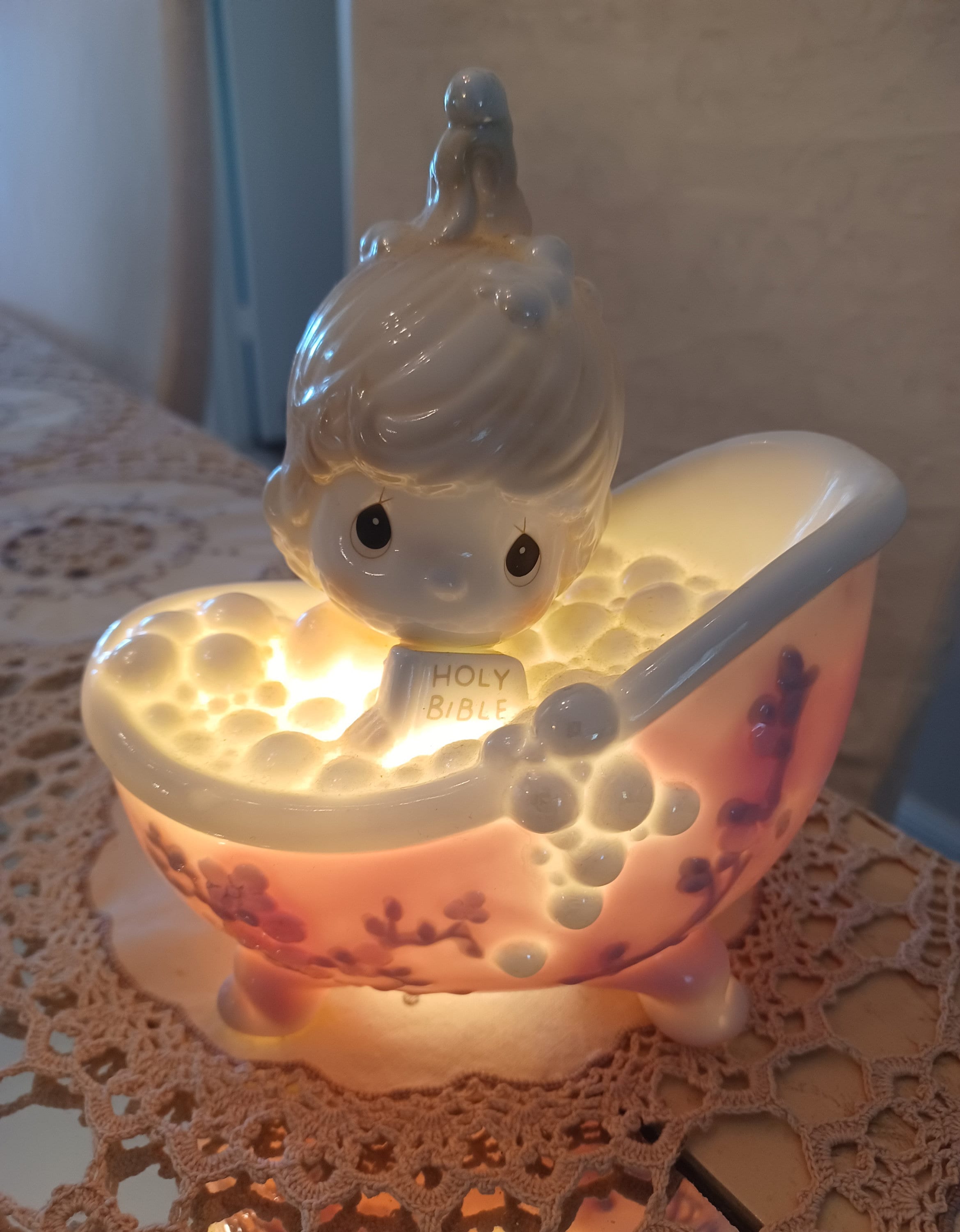 置物 90s  Precious Moments Light fixture 90s Precious Moments Light fixture