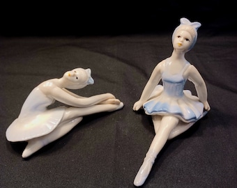 Ballerina Figurine - Porcelain Ballerina Figurines - Lladro Like Ballerina Figurine - Pair of Ballerina Figurines - Porcelain Ballerina