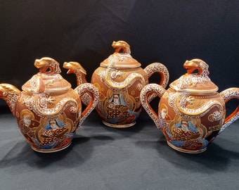 Vintage Dragonware Tea Set – Moriage Hand-painted Wales China