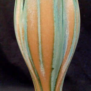 12&quot; Belgium Arts & Crafts Vase - 12&quot; Art Nouveau Vase - Antique Belgium Vase - Faiencerie Thulin Pottery - Tulip Shaped Art Nouveau vase
