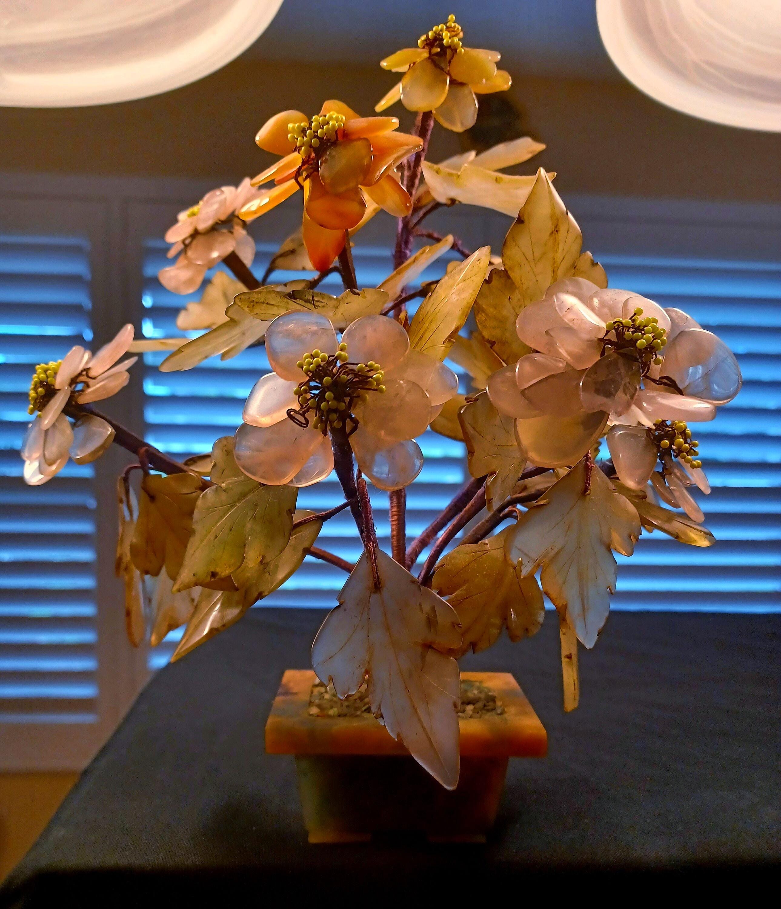 Vintage Glass Bonsai Tree - Etsy