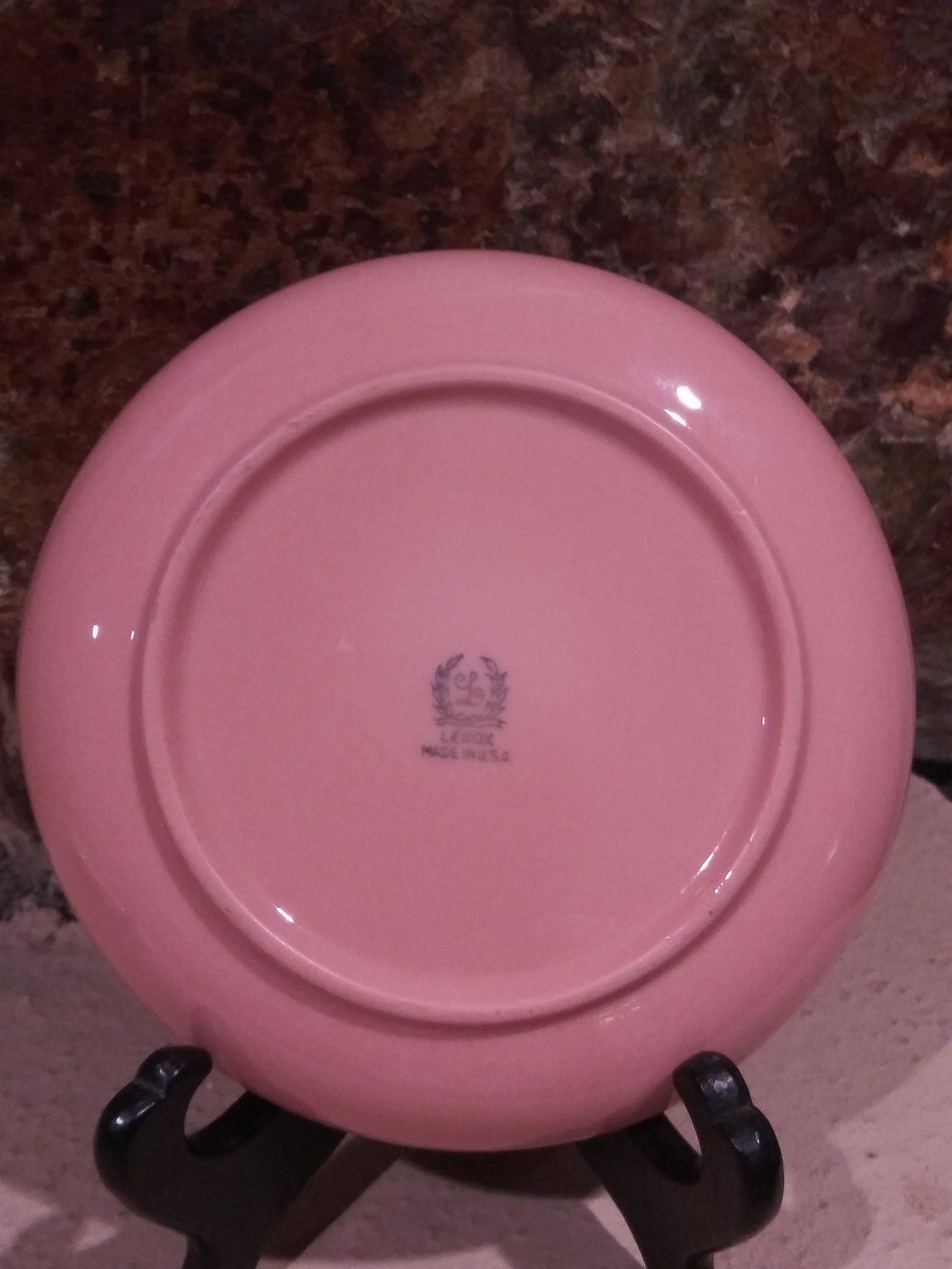 LENOX VINTAGE Pink Ashtray and Cute Pumpkin Dish Etsy