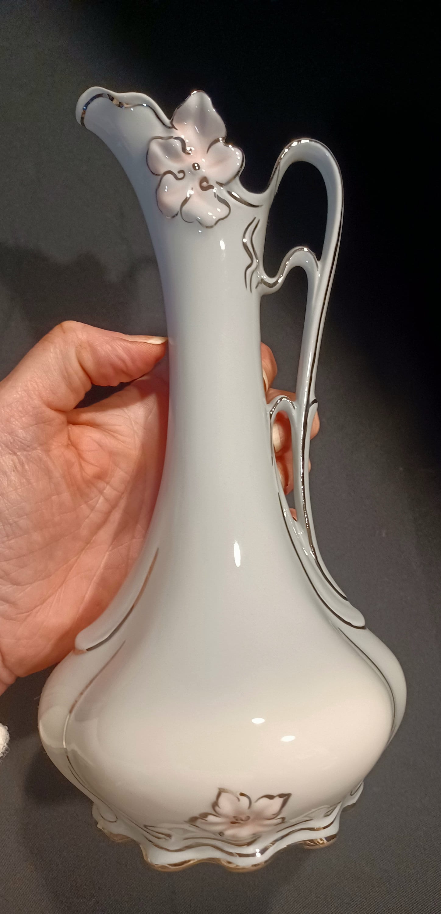 【CZECHOSLOVAKALEAD 】花瓶 CZECHOSLOVAKALEAD 】花瓶 Amazing Rare Czech Porcelain Vase