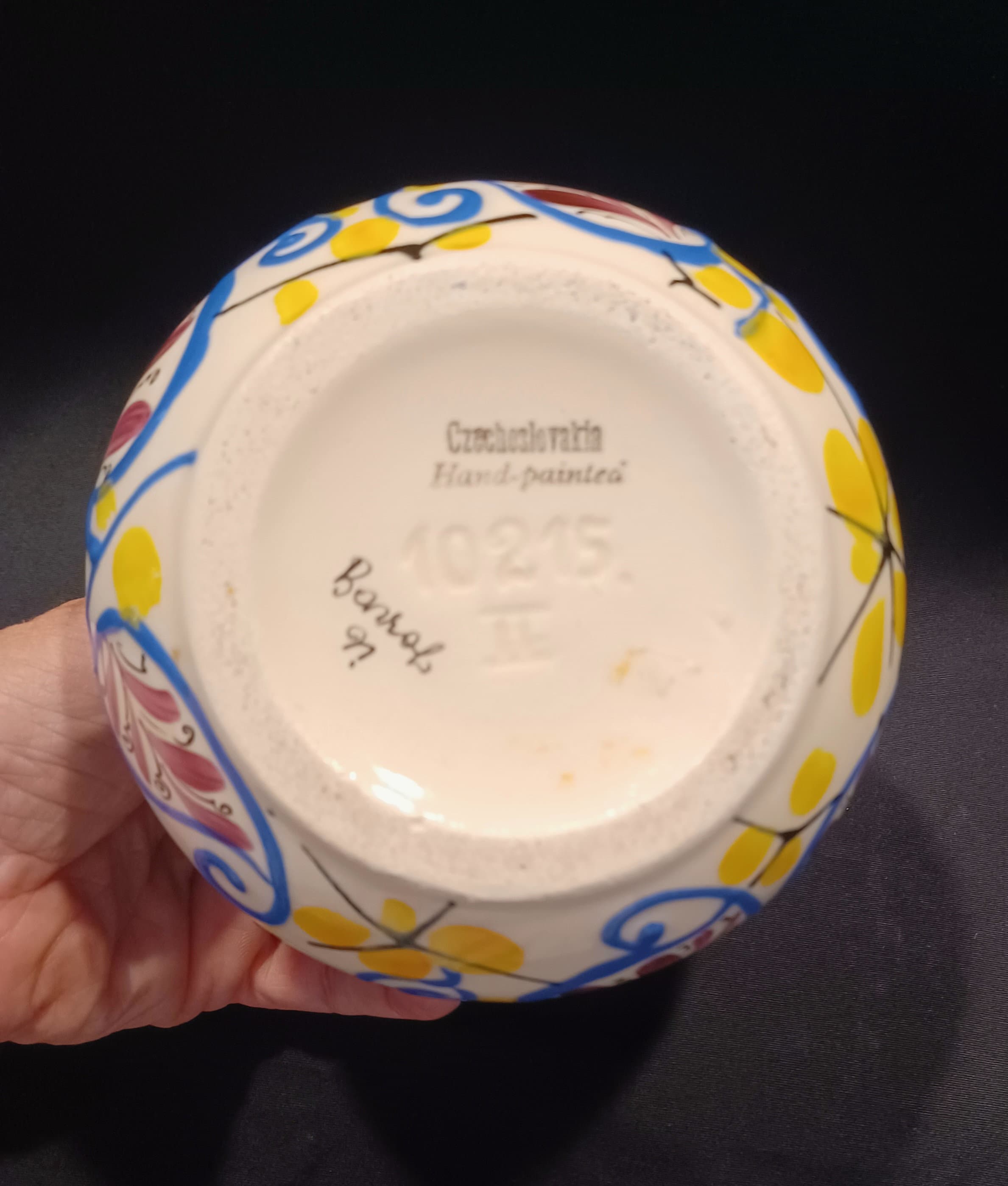 CZECHOSLOVAKIA DITMAR URBACH Co. Signed Art Deco Vase # 10215