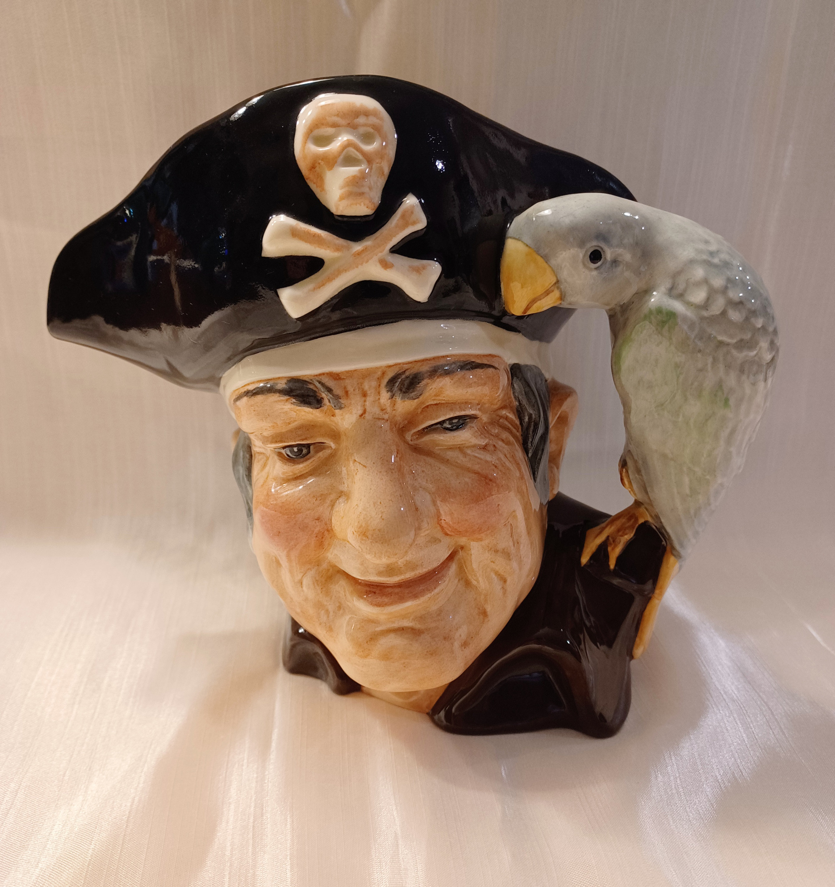 Large Royal Doulton Long John Silver Character Jug | D6335 Toby