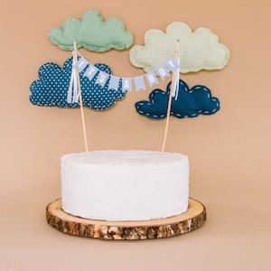 IT&#39;S A BOY Cake Topper: Light Blue Baby Shower Cake Banner