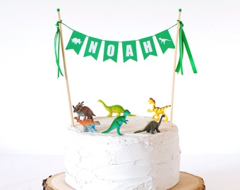 Custom Dinosaur Cake Topper - Dinosaur Birthday Party - Dinosaur Party Decorations - Boys Dinosaur Theme Party Decorations