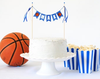 Basketball Party Cake Topper - Basketball Birthday Party Decor -  Kids Sports Party Cake Decoration