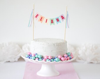 name cake topper etsy