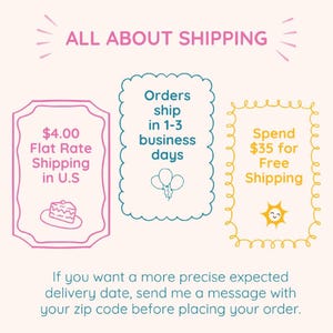 All About Shipping: $4 Flat Rate Shipping, Orders ship in 1-3 business days, Spend $35 for free shipping