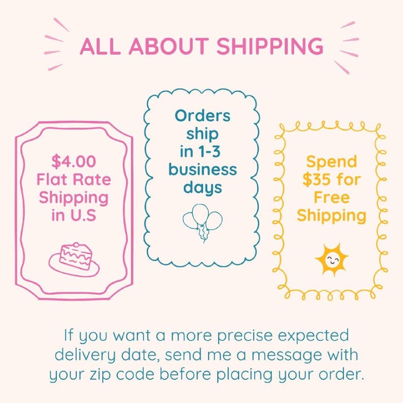 All About Shipping: $4 Flat Rate Shipping, Orders ship in 1-3 business days, Spend $35 for free shipping