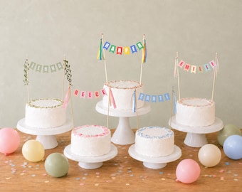 Personalized Name Cake Topper | Birthday Cake Topper | Custom Kids Party Decor For Boys And Girls