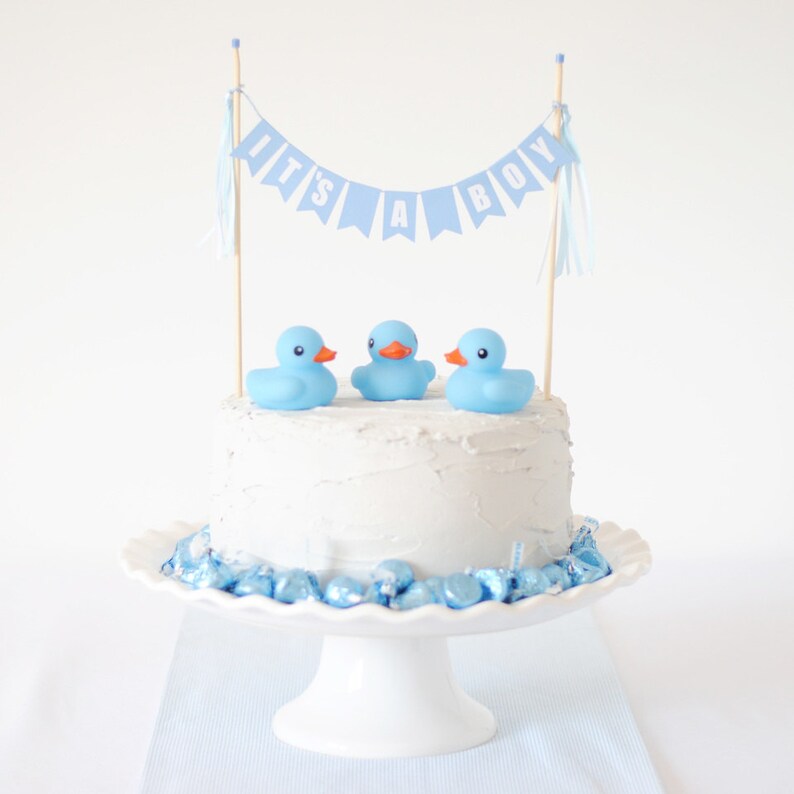 Baby Shower Cake Topper Boy It S A Boy Cake Topper Etsy