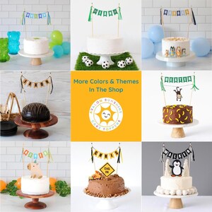Cake Topper Collage: More colors and themes in the Avalon Sunshine Shop