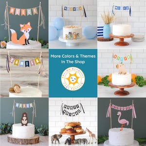 Cake Topper Collage: More colors and themes in the Avalon Sunshine Shop