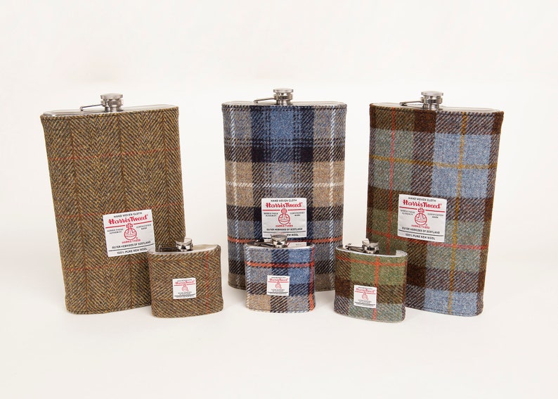 Funny Gift Novelty Gigantic Harris Tweed Hip Flask 64oz amazing great gift for the guy who thinks he has everything image 3