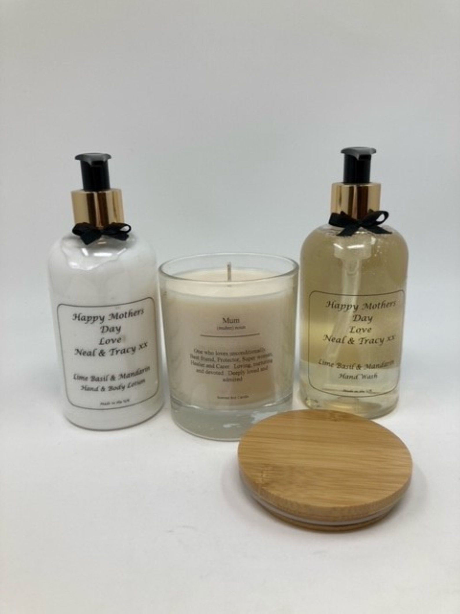 Personalised Gift Set Candle Hand wash and Cream all gift Etsy